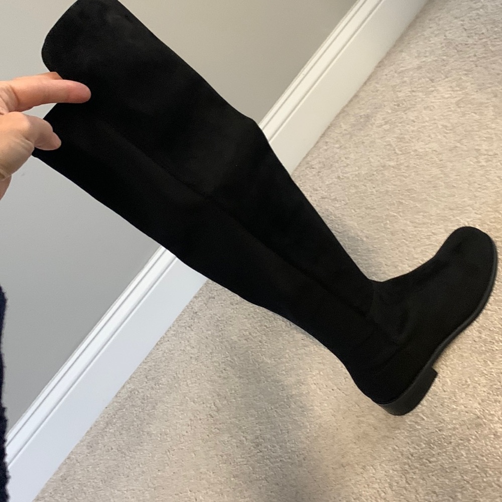 Brand New 7.5 Stuart Weitzman Suede 5050 Over the Knee